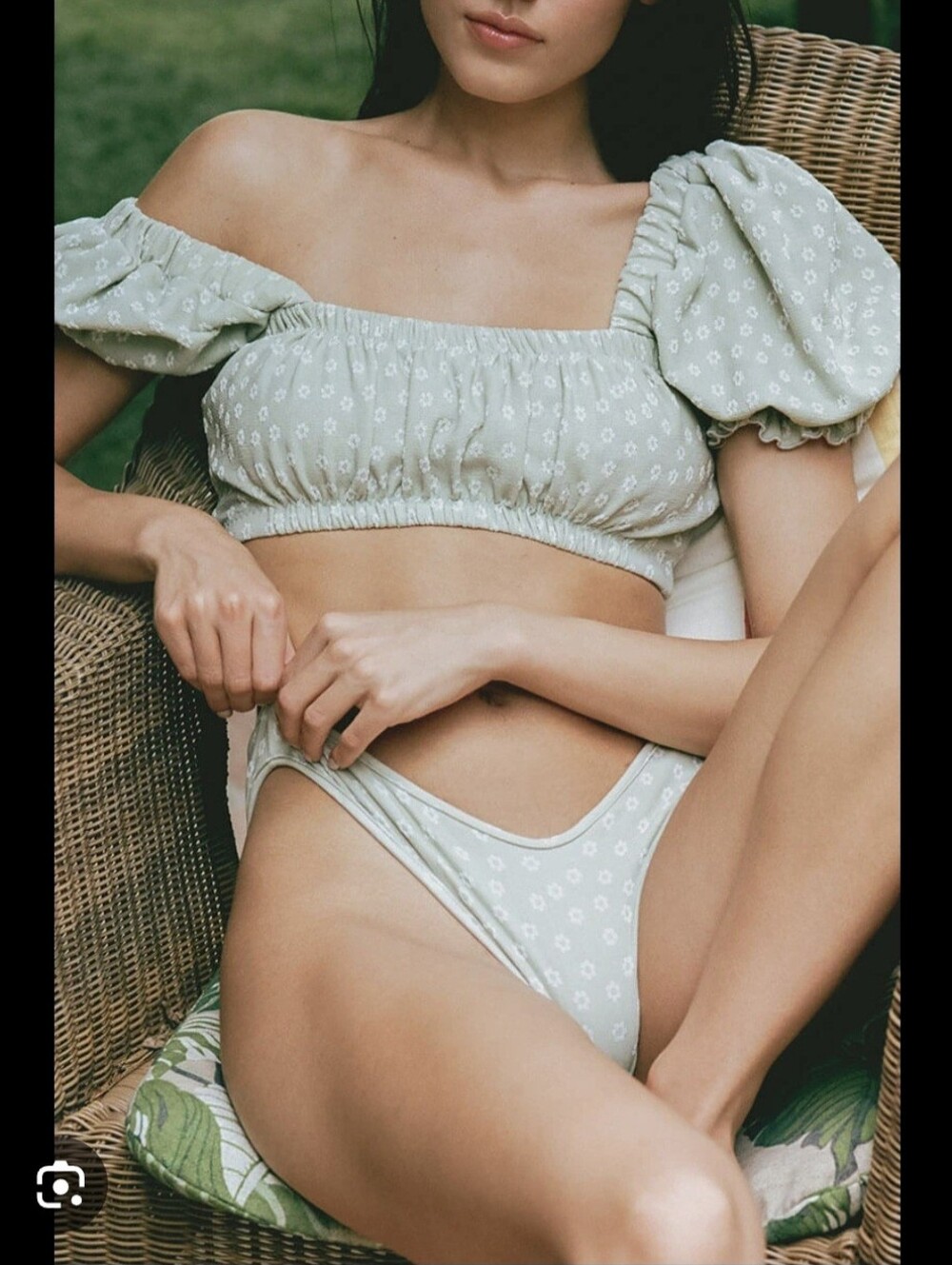 Montce Marcela Top in Jade Floral